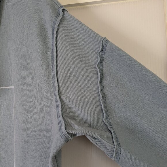 Taylor Swift Folklore Hoodie Blue Seven Official Merch Album Sweatshirt Size L - Picture 7 of 13